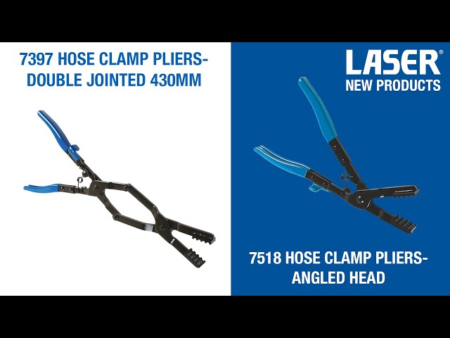 Hose Clamp Pliers Angled Head7518 Laser 