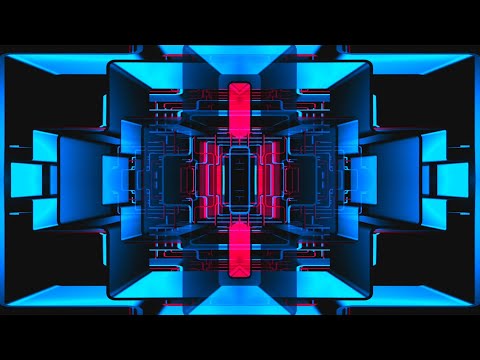 1 Hour Visual In Full HD / nr.435 / Blue Geometric Club VJ Stage Graphics