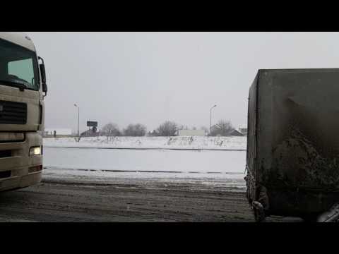 Soseaua Deva - Brad, după ninsori 12