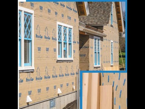 レインスクリーンラップ排水テスト