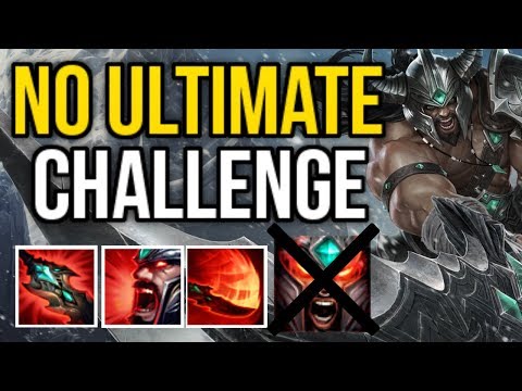 WIN A GAME WITHOUT ULT CHALLENGE! #1 TRYND WORLD MAKES ENEMY TOP RAGE QUIT!!! - League of Legends