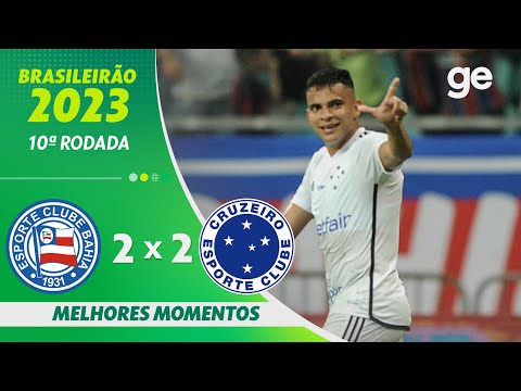 Gols e lances de Bahia x Cruzeiro