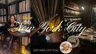 Living in NYC 🚕 | aesthetic date night spot, bomb Korean food  & finally being productive