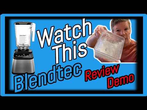 Blendtec Original Designer Series Blender Demonstration & Review