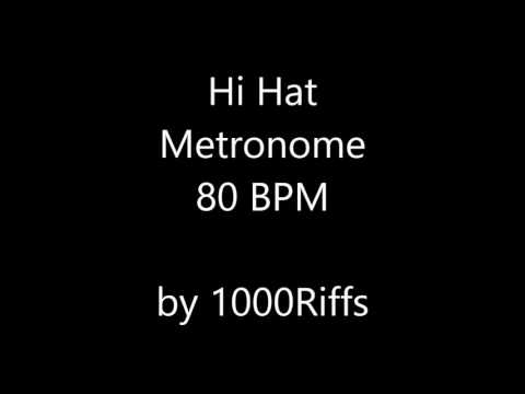 Hi Hat Metronome 80 BPM