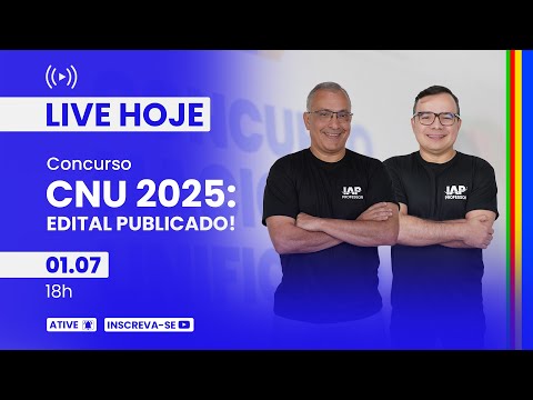 Banner de capa do material gratuito CNU 2025: EDITAL PUBLICADO! Como APROVAR nas 3.652 Vagas (Salário até R$18.700)