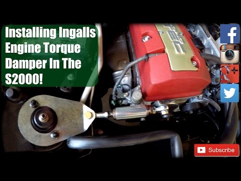 Installing Ingalls Engine Torque Damper In The S2000! (Project AP2 S2000 Part 6)