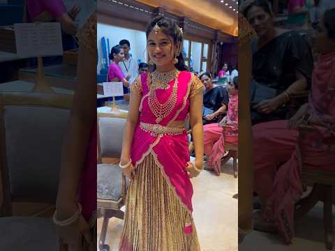 Elegant look😍❤️ #sahrudafruity #ytshorts #cute #traditional