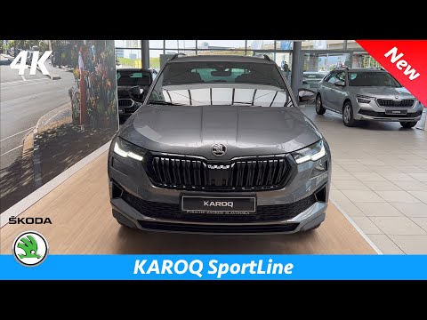 Škoda Karoq FL SportLine - FIRST look in 4K | Exterior - Interior (Sport details), PRICE