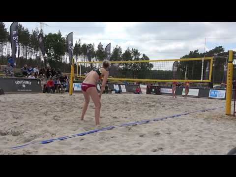 20180519 beachvolley hechtel - lisa van den vonder sarah cools vs linde hervent hannelore brocatus