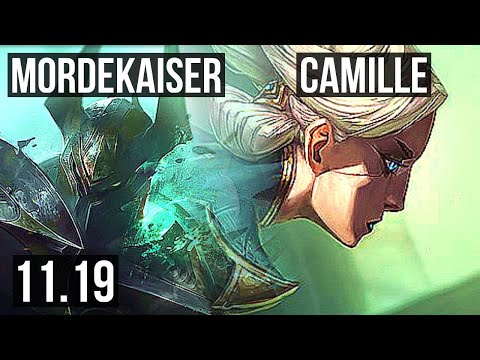 MORDEKAISER vs CAMILLE (TOP) | 2.5M mastery, 5/1/5, Rank 8 Morde | NA Challenger | v11.19