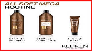 Redken All Soft Mega Shampoo | For Extremely Dry Hair | Moisturizes & Hydrates Severely Dry Hair