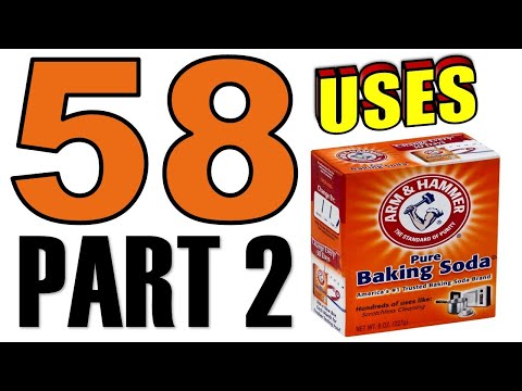 58 BAKING SODA USES, BENEFITS & HACKS - The Ultimate Guide Part 2