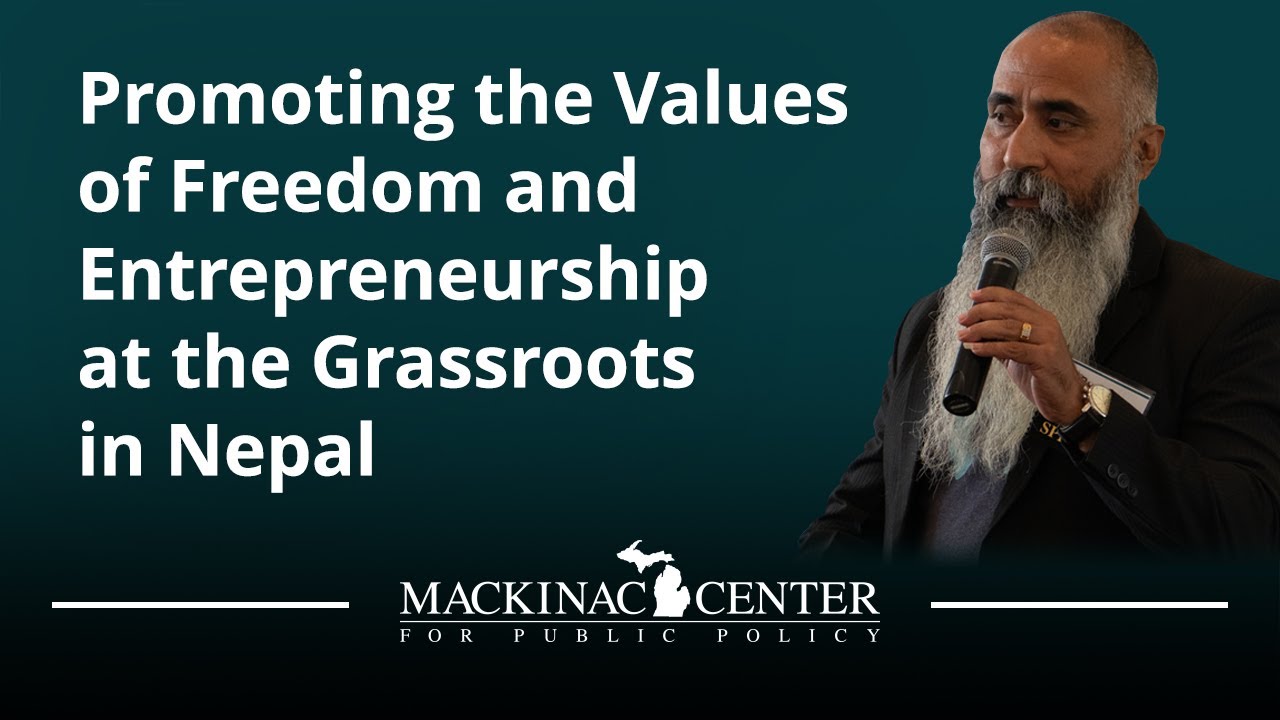 Basanta Adhikari speaks about promoting the Values of Freedom and Entrepreneurship in Nepal