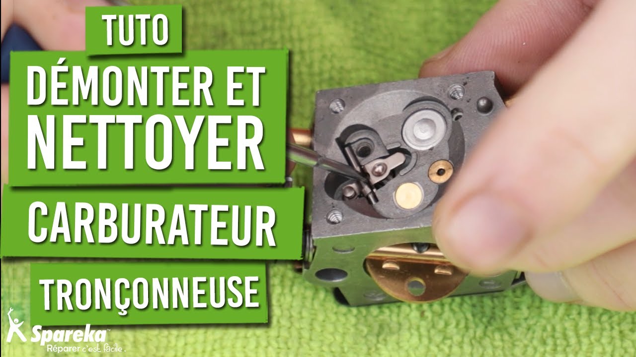 Comment démonter et nettoyer le carburateur d'une tronçonneuse