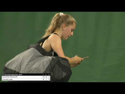 Alexandra Viktorovitch - Cornelia Lister, TP/Tennismagasinet Open (Semifinal) - Highlights