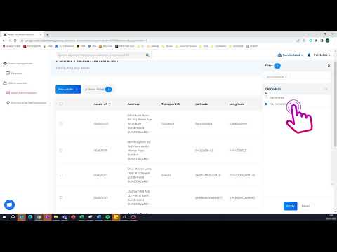 How to filter to refine my search of assets