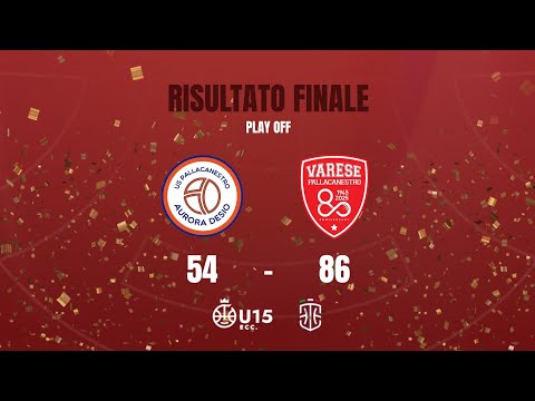 Highlights Aurora Desio-Pall.  Varese U15 Eccellenza 