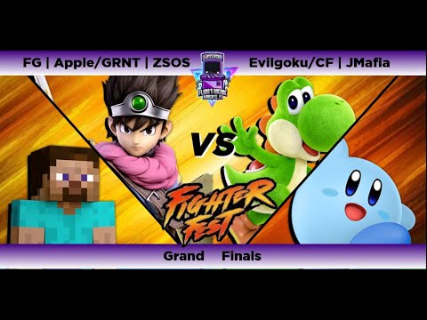 Flynn's Fighter Fest Season 4 Grand Finals - Apple ZSOS (Steve,Hero)Vs Evilgoku JMafia (Kirby,Yoshi)