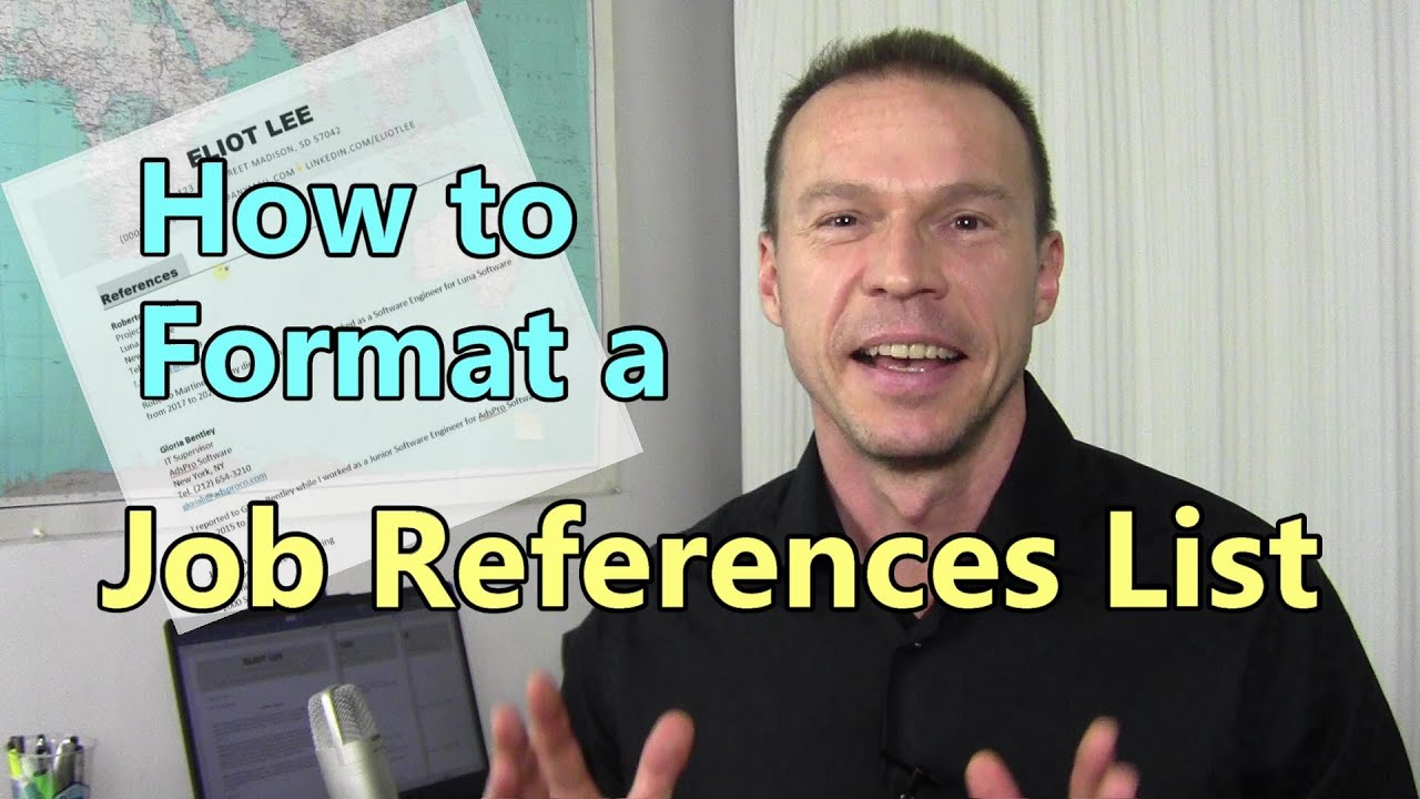 How to Format a Job References List
