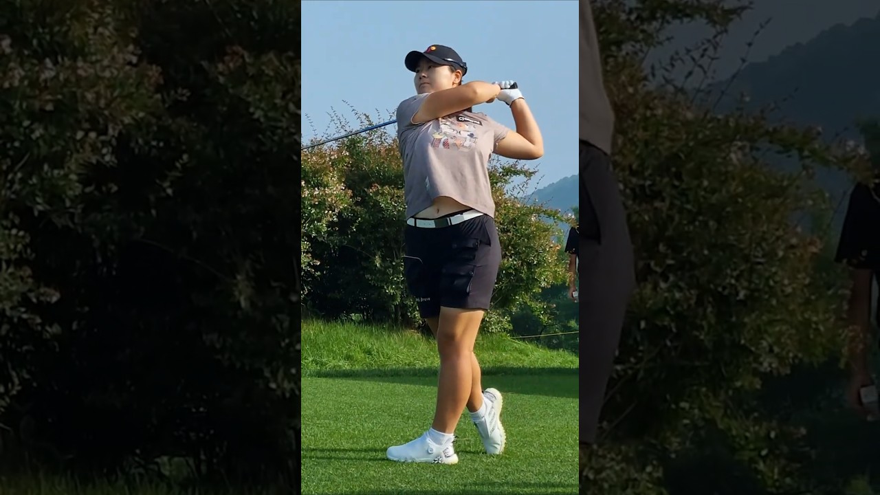 홍정민 프로의 드라이브 티샷! 상금왕의 비결 공개! #골프 #드라이브샷 #홍정민 #상금왕 #KLPGA #더 시에나 오픈 #여주 #더시에나벨루토CC #고지원 #우승 #김서아 #박현경