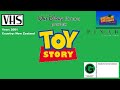 Opening Closing To Toy Story A Original 1995 Film WDHV VHS New Zealand 2001 Reprint RUL