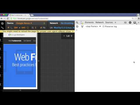 Setting up Chrome s Dev Tools