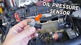 HYUNDAI SANTA FE OIL PRESSURE SENSOR SWITCH LOCATION REPLACEMENT REMOVAL