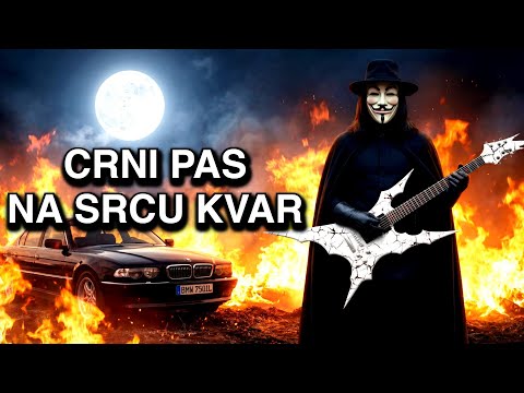 CRNI PAS - NA SRCU KVAR - METAL | ALEN MUKOVIĆ | COVER | AI | 2025