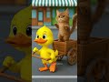 Bebek Narik Gerobak Kucingnya Malah Joget Bebek Kucing Shorts Ai