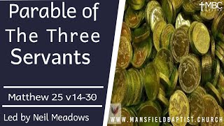 The Parable of the Three Servants