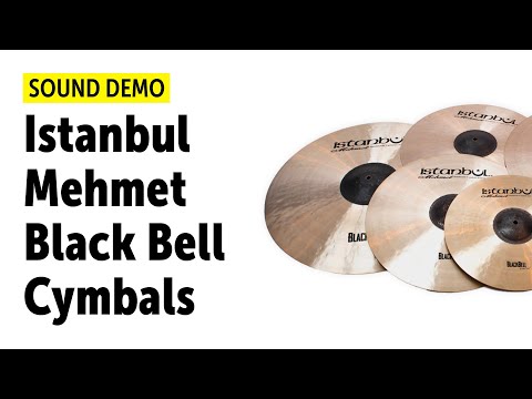 Istanbul Mehmet Black Bell 14" Hihats Cymbals. Authorized Dealer. Free Shipping image 2