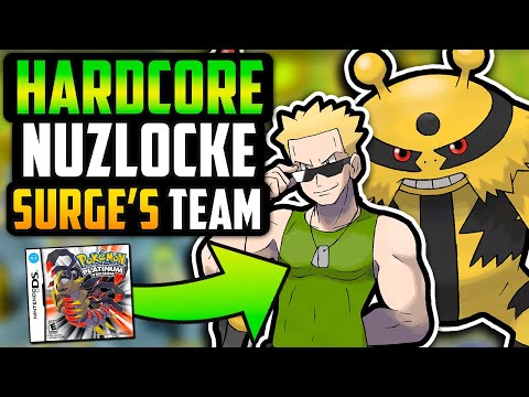 Can Lt. Surge's BEST TEAM Beat Pokémon Platinum!? (Hardcore Nuzlocke)