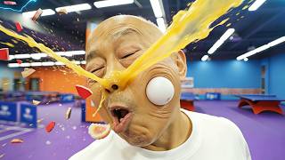 Cover art for Grandma vs Grandpa Anime Table Tennis Battle！