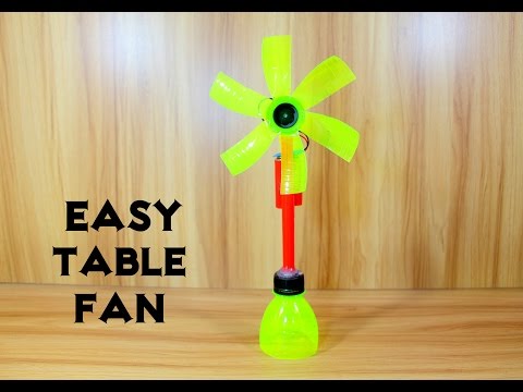 How to Make an Electric Table Fan