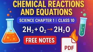 Chemical Reaction and Equations class 10 full chapter explanation in short #viralvideo#class10#notes