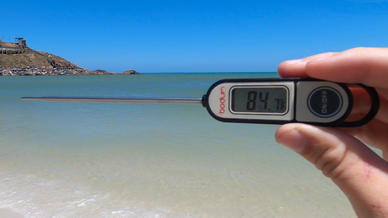 Qual é a REAL temperatura da água em ARRAIAL DO CABO HOJE