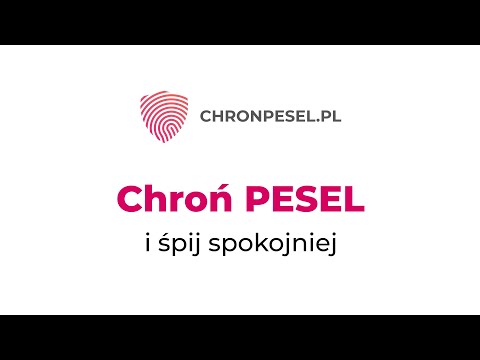 Chroń PESEL i śpij spokojniej