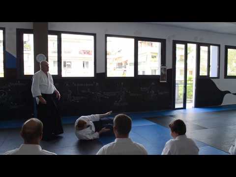 Sensei Paul Derrick, Athens 2018 - Irimi nage