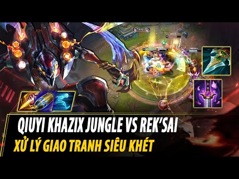RANK 1 KHAZIX CN - QIUYI KHA'ZIX VS REK'SAI | CN DIAMOND