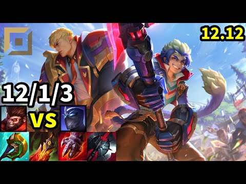 Wukong Top vs Shen - KR Master | Patch 12.12