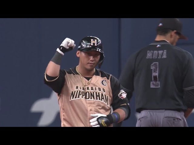 【5回表】帰ってきた4番!! ファイターズ・中田のタイムリーヒット!! 2019/8/25 B-F