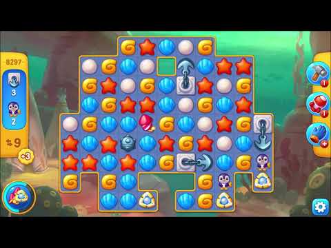 Fishdom Level 8297 walkthrough #fishdom #gaming