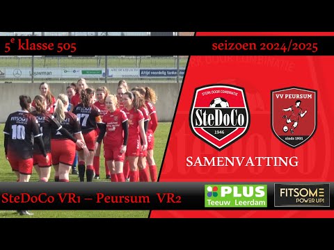 Samenvatting SteDoCo VR1 - Peursum VR2 (15/03/25)