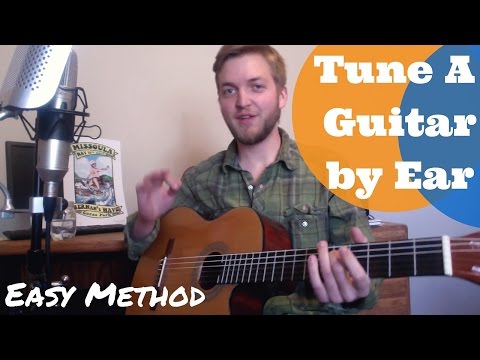 How to Tune a Guitar - 5th/4th Fret EASY Method to Tune by Ear | Standard Tuning
