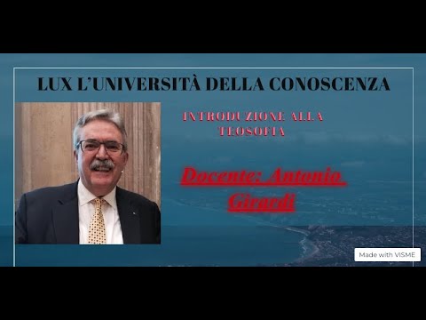 INTRODUZIONE ALLA TEOSOFIA Docente: Antonio Girardi