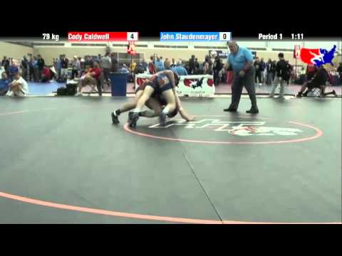 Cody Caldwell vs. John Staudenmayer at 2013 ASICS University Nationals - FS