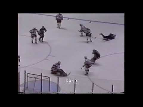 Tie Domi hit Yuri Khmylev Nov. 2/1992