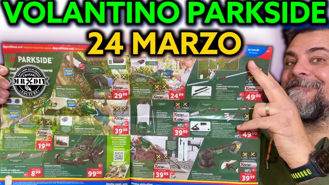 Parkside Lidl DIY Flyer March 24, 2025 Riccardo Muscarella #parkside #tools #lidl News