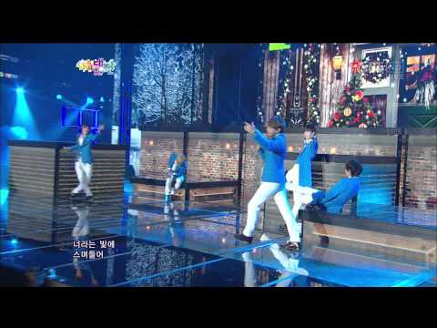 121229 SBS Gayo Daejun Dramatic Blue(Yoseob,Woohyun,Jokwon,G.O,Niel) - Tearfully Beautiful